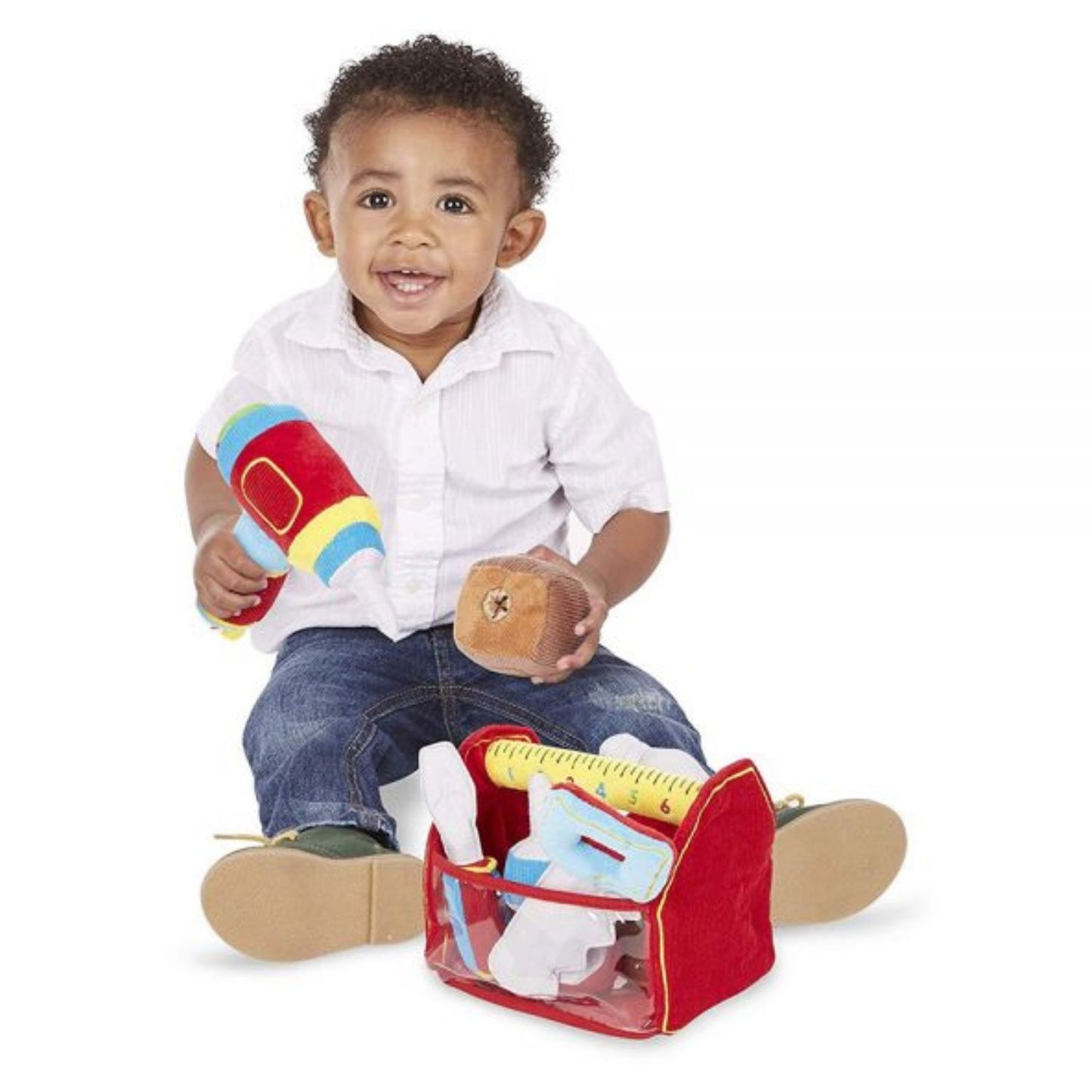 Caja de herramientas de felpa