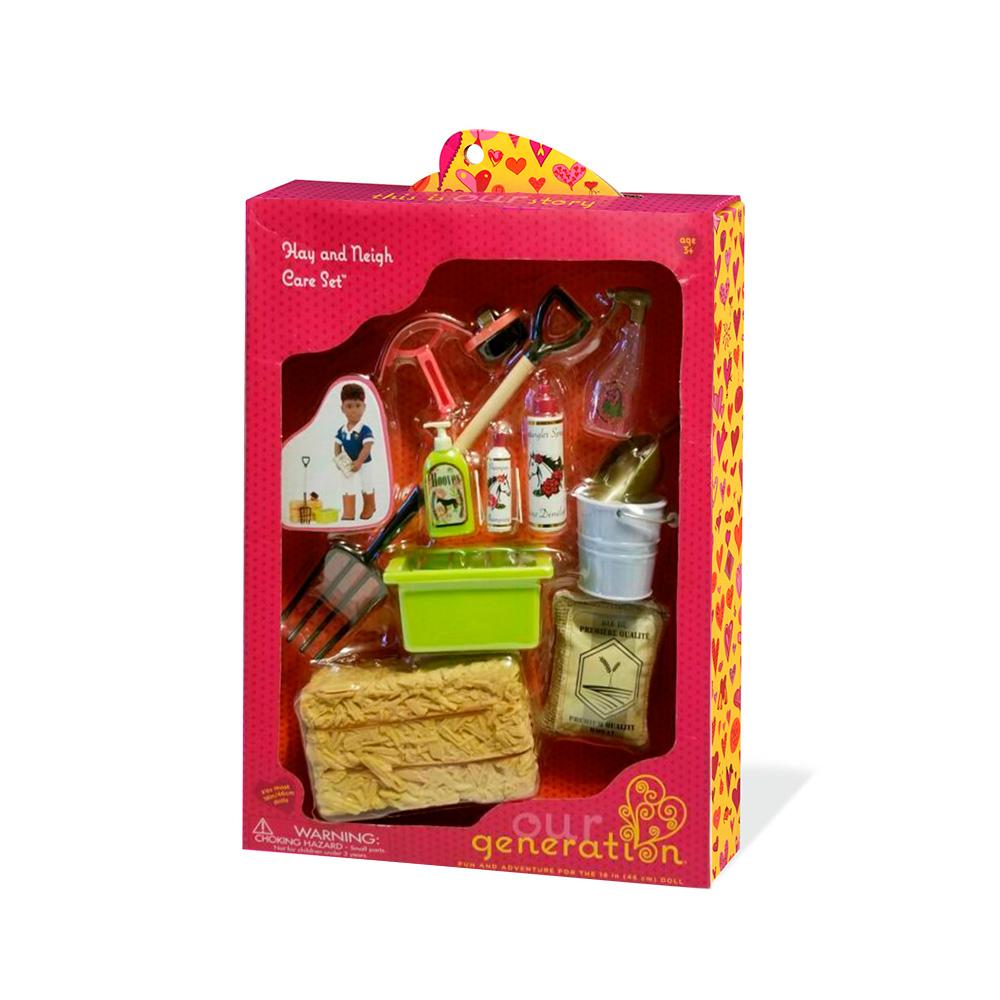 Set para cuidar caballos