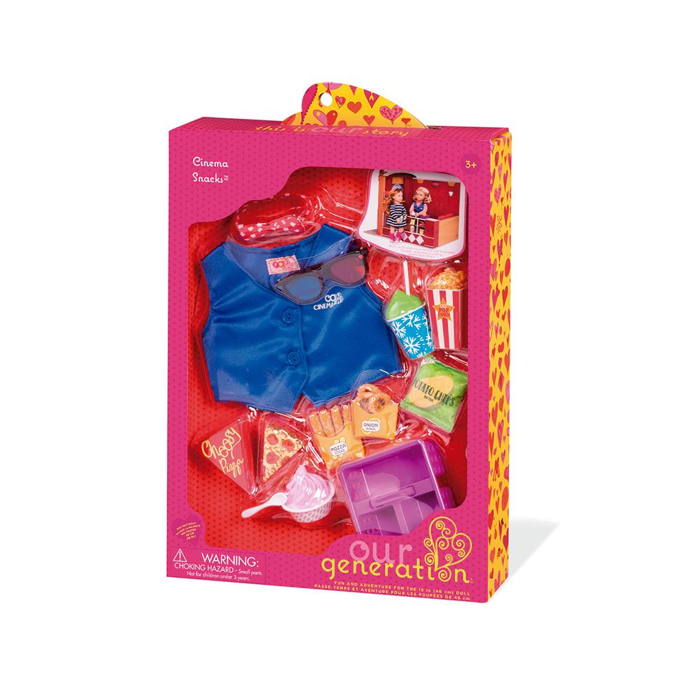 Set accesorios snacks de película