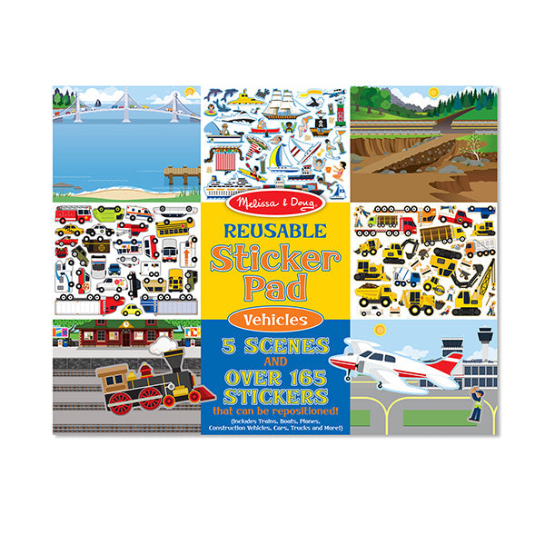 Crea Escenas Con Stickers Reutilizables - Vehículos