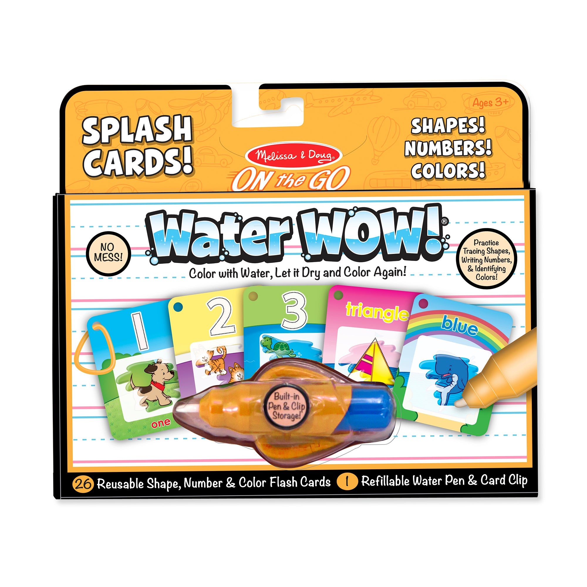 Water Wow Cards - Números, Colores y Formas