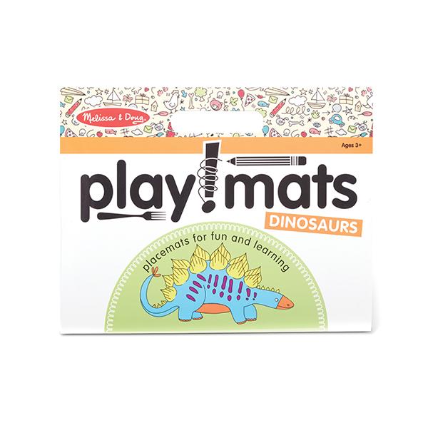 Pad individuales para pintar - Dinosaurios