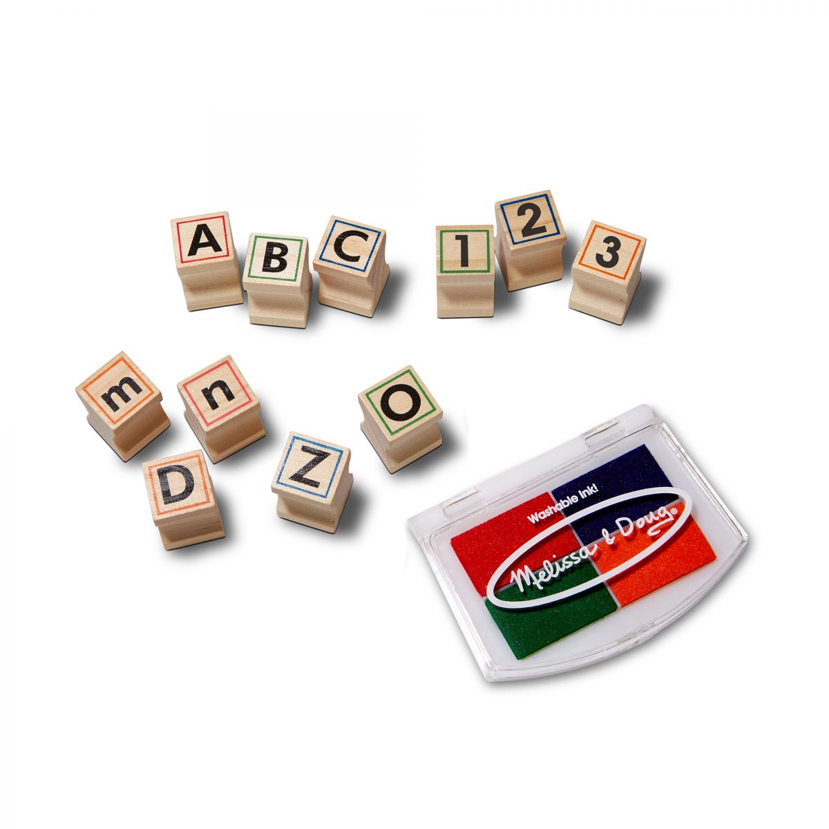 Stamps madera - ABC 123
