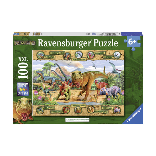 Puzzle XXL Dinosaurios - 100 piezas
