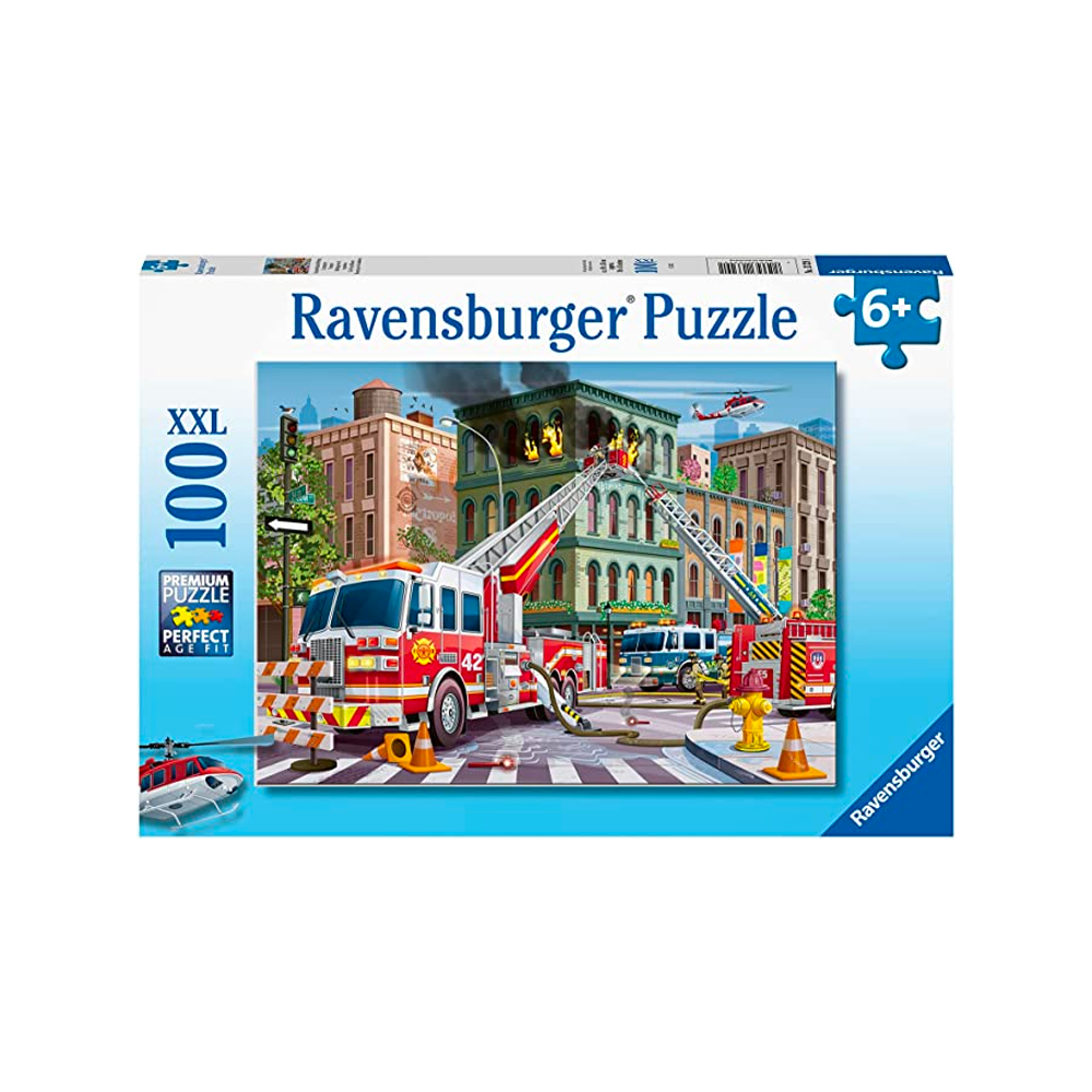 Puzzle XXL Camión de Bomberos - 100 piezas