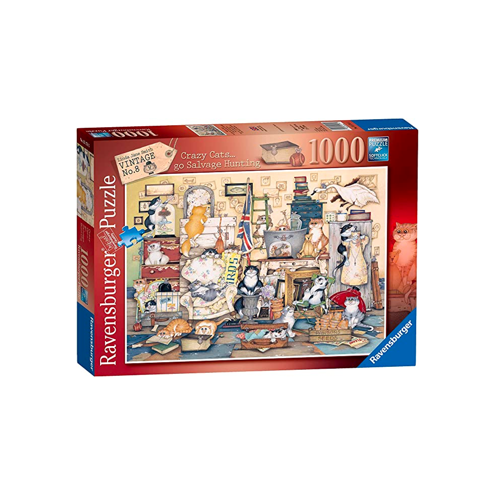 Puzzle Gatos locos - 1000 piezas