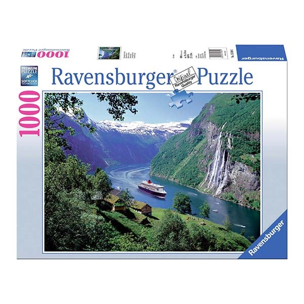 Puzzle Fiordo noruego - 1000 piezas
