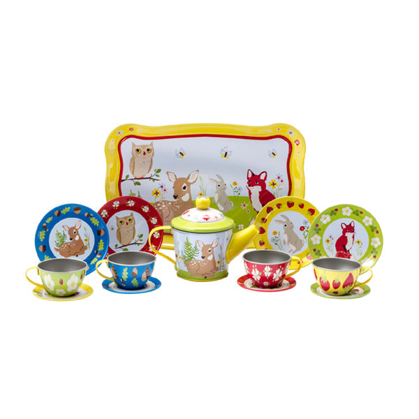 Set tacitas - animales del bosque