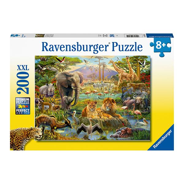 Puzzle XXL Animales de la sabana - 200 piezas