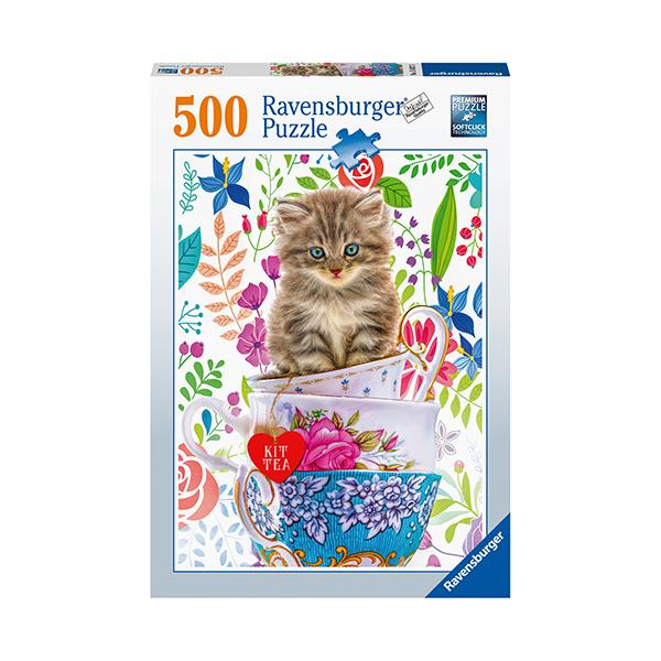 Puzzle Gatito en las tazas - 500 piezas