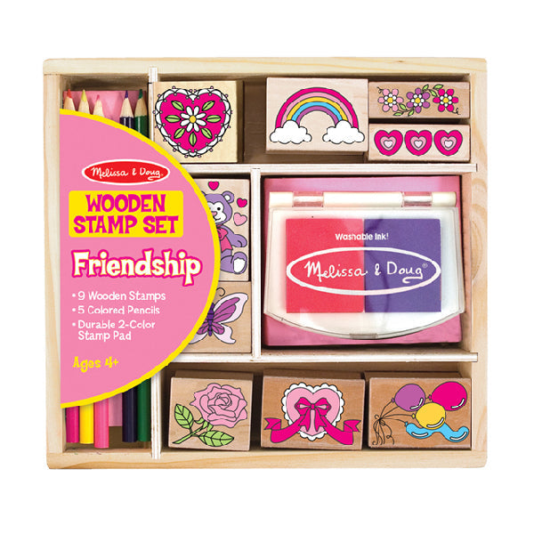Stamps madera - Amistad