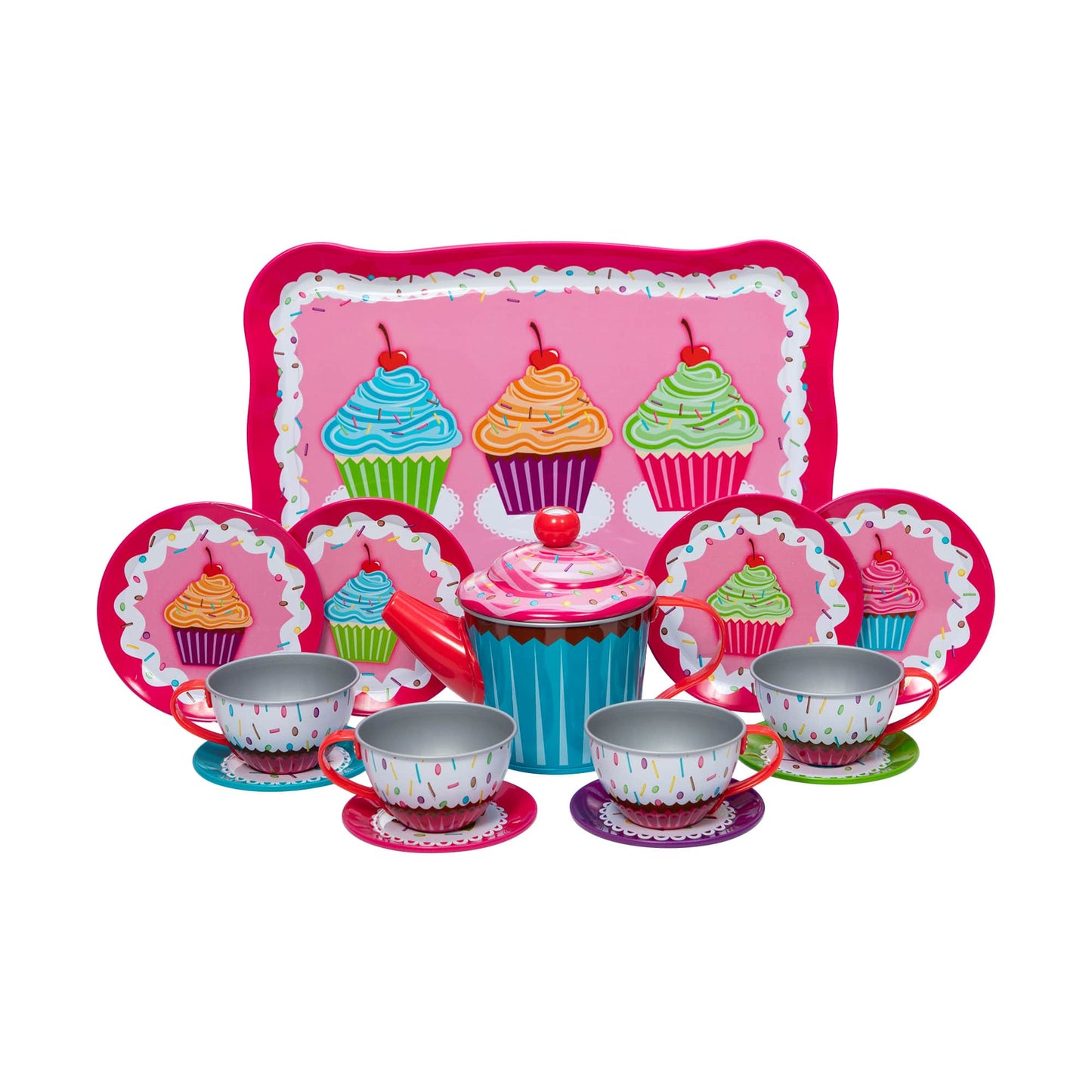 Set de té cupcakes
