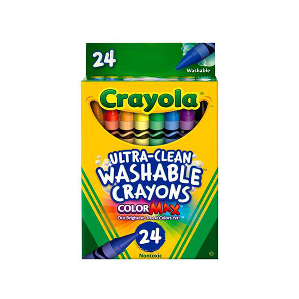 Crayones lavables - 24 unidades