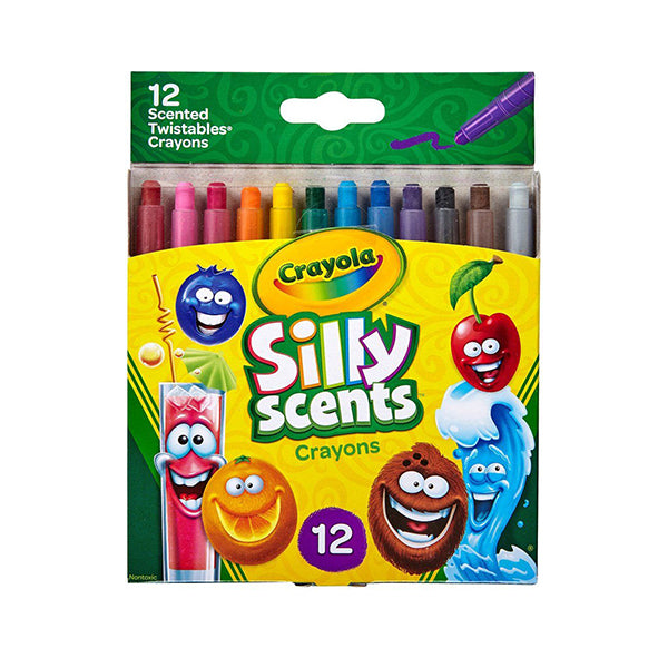 Mini crayones girables Silly Scents - 12 unidades