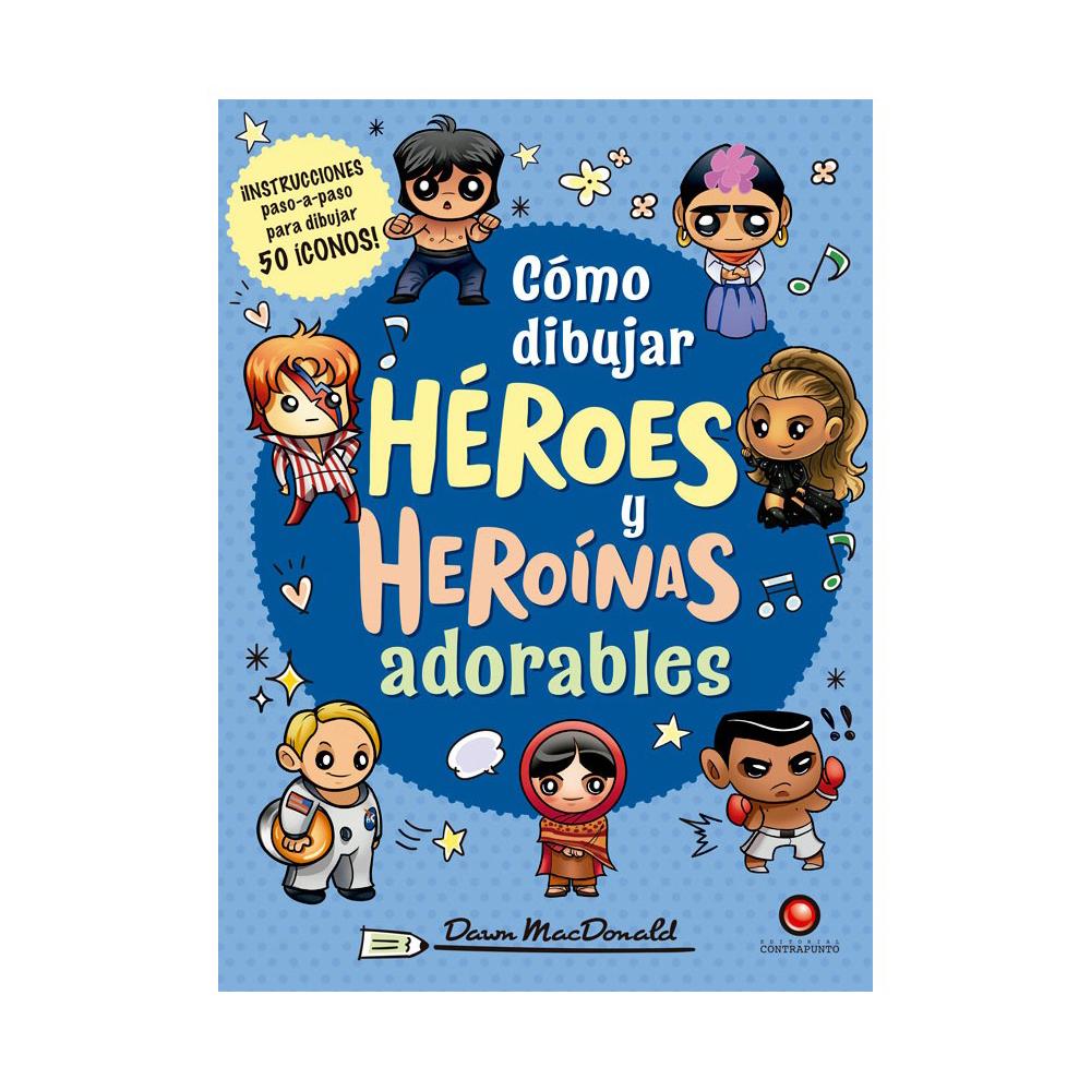 Como dibujar héroes y heroínas adorables