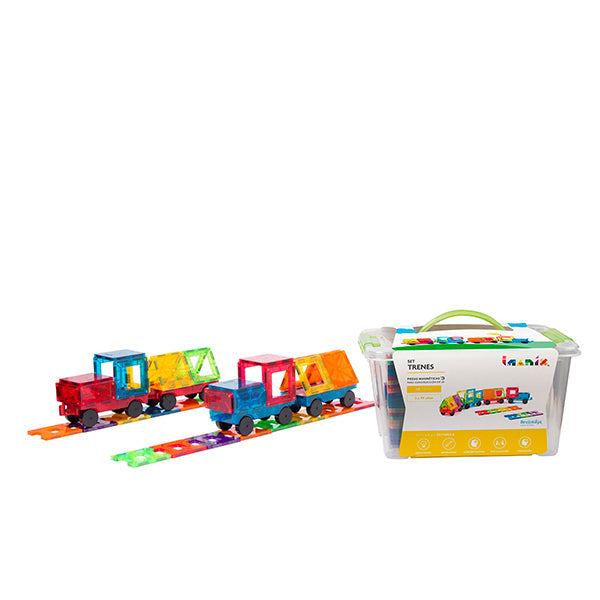 Imanix Trenes - 50 piezas