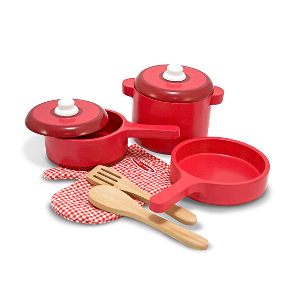Set ollas de madera