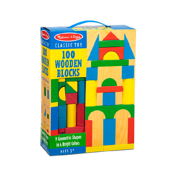 Set 100 bloques de madera