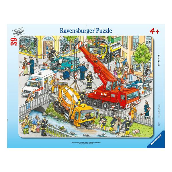 Puzzle enmarcado - Operativo de rescate