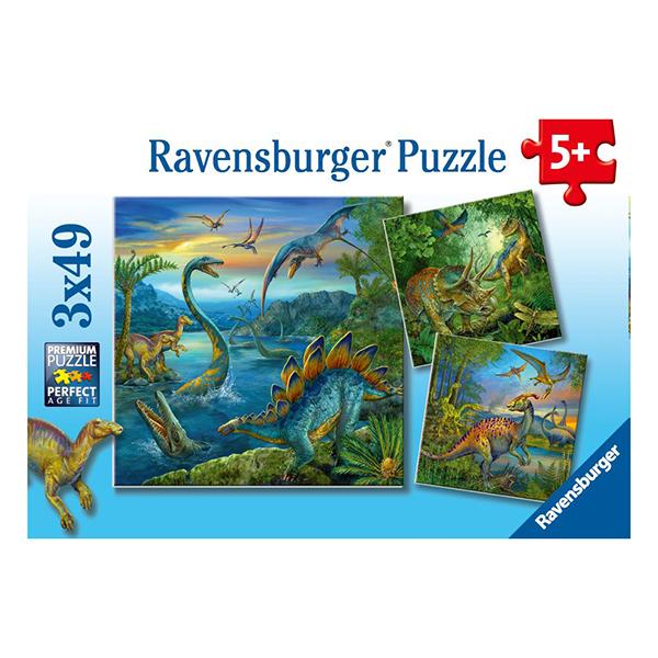 Puzzle Dinosaurios - 3x49