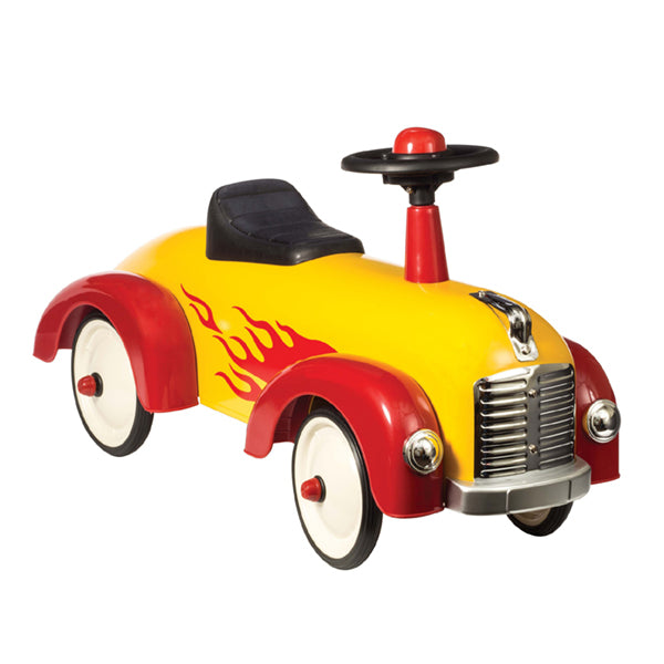 Auto de metal - Llamas