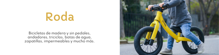 Bicicleta de aprendizaje Roda