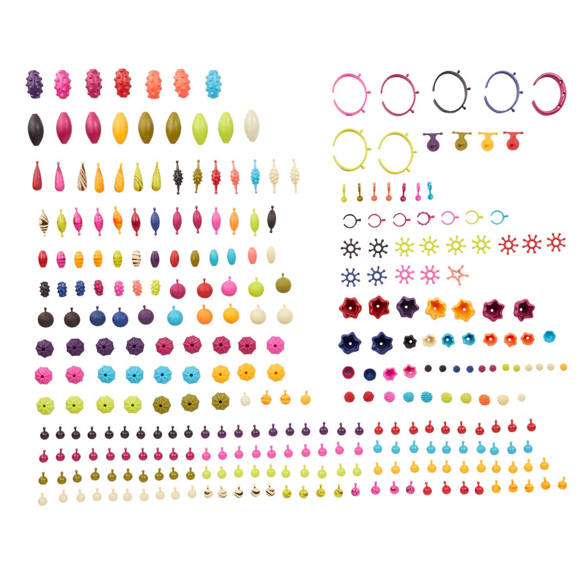 Cuentas para crear collares y pulseras (300 piezas)