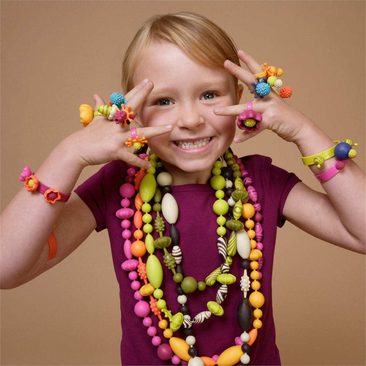 Cuentas para crear collares y pulseras (300 piezas)