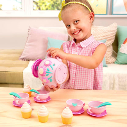 Juego de té musical rosado