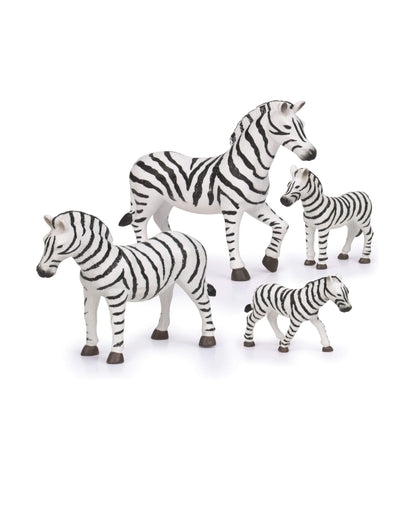 Familia de zebras