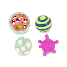 Pelotas sensoriales texturizadas (set 4)
