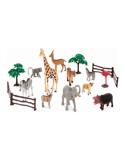 Balde Animales de la Jungla y Accesorios - 60 piezas