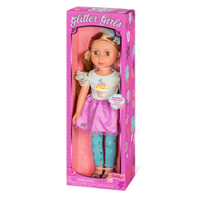 Pack Muñeca Glitter Girls Sashka 36 cm + 2 Tenidas + Set de Mascotas