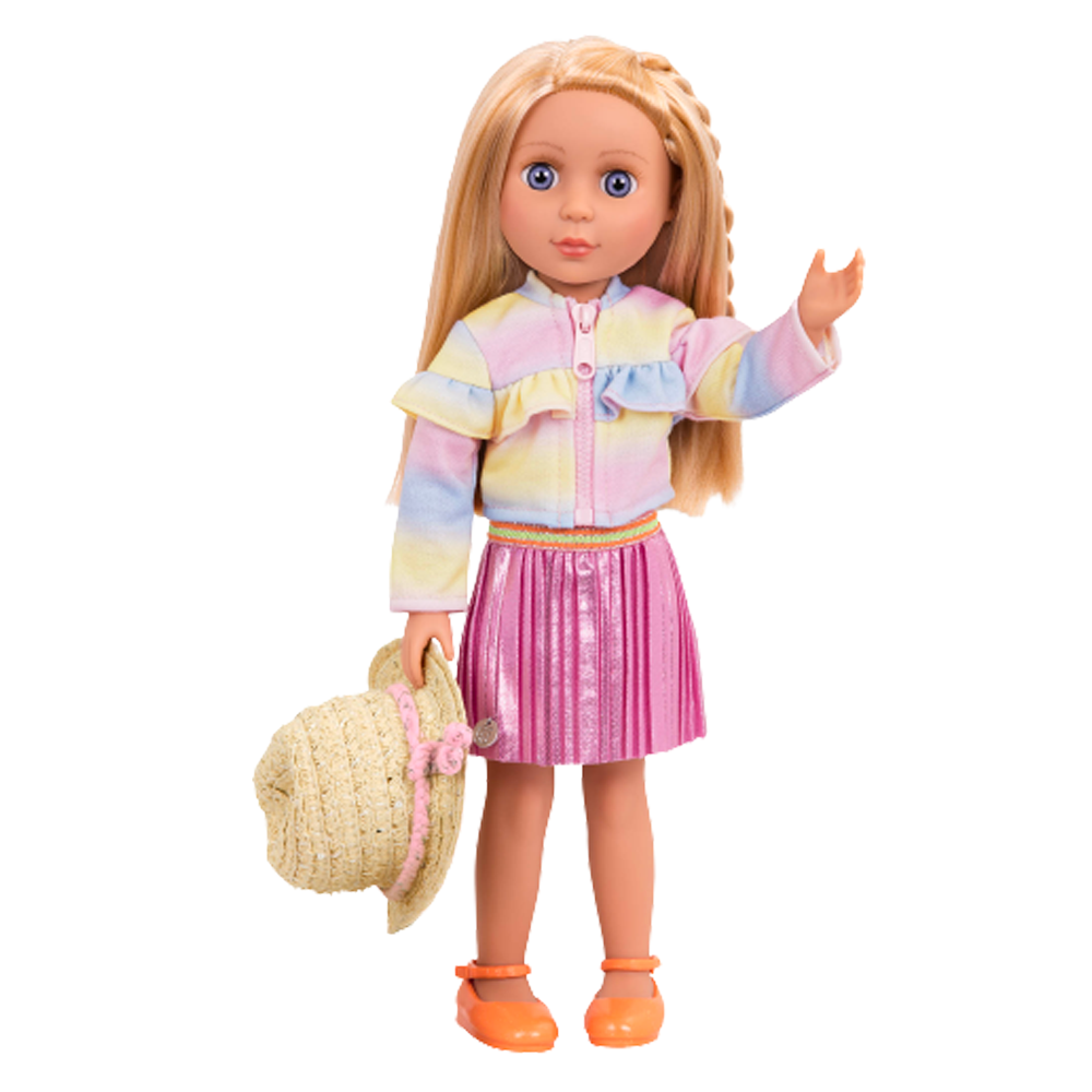 Pack Muñeca Glitter Girls Kika 36 cm + 2 Tenidas + Accesorios de Mascotas