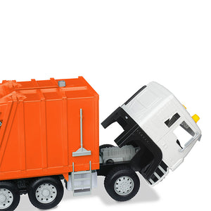Camión de reciclaje - grande (naranjo)