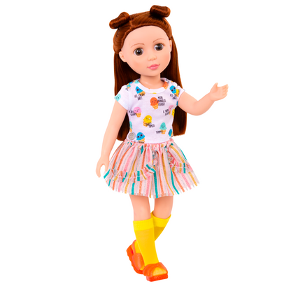 Pack Muñeca Glitter Girls Kika 36 cm + 2 Tenidas + Accesorios de Mascotas