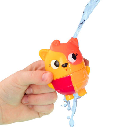 Set de juguetes de baño con chorritos de agua