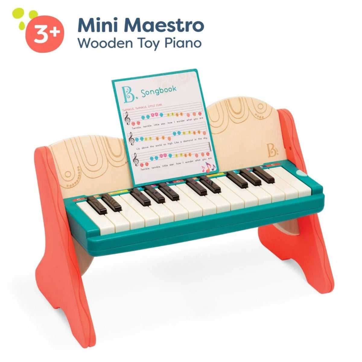 Piano De Madera Para Niños - Con Libro De Canciones