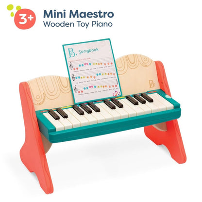 Piano De Madera Para Niños - Con Libro De Canciones