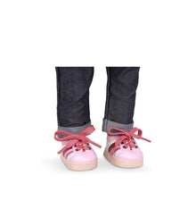 Zapatillas con luces rosado y blanco