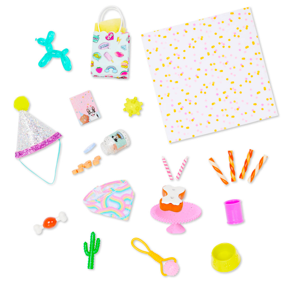 Pack Muñeca Glitter Girls Mollie 36 cm + 2 Tenidas + Set de Mascotas