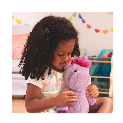 Peluche unicornio morado