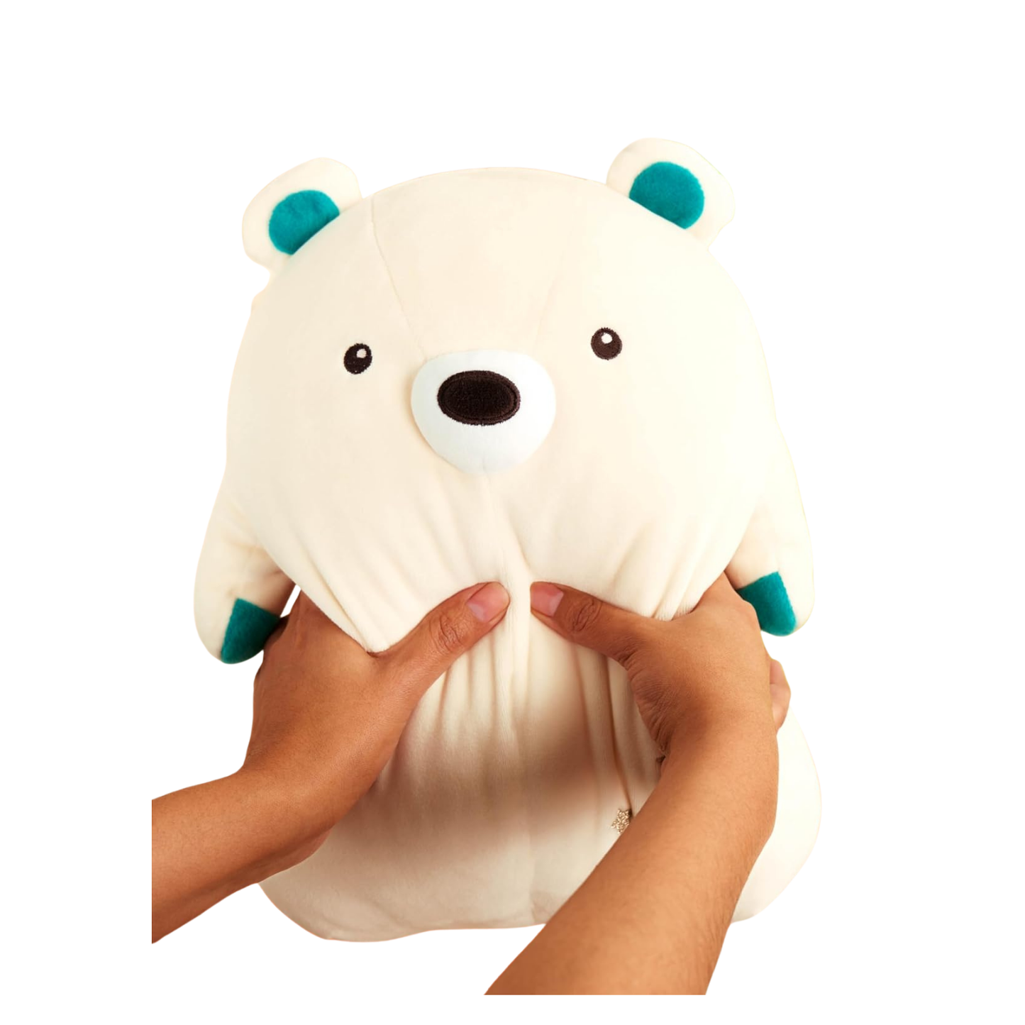 Peluche squishy softie abrazable de oso polar