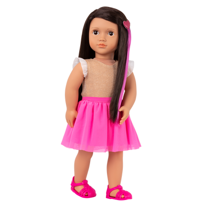 Muñeca Amora Deluxe con tenidas