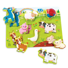 Puzzle de madera - granja