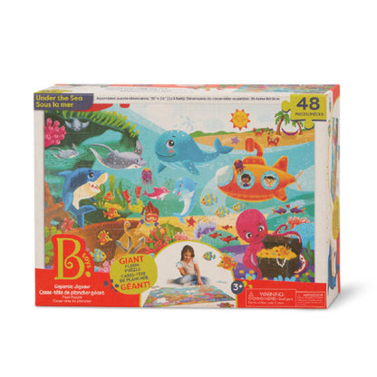 Puzzle Gigante De Piso - Bajo El Mar 48 Piezas