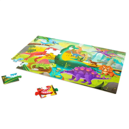 Puzzle Gigante De Piso - Dinosaurios 48 Piezas