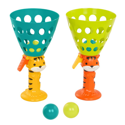 Juego de lanzar y atrapar pelotas