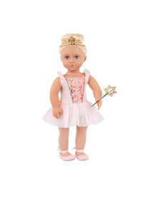 Muñeca Our Generation Lalia con vestido de hada y varita - 46 cm