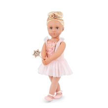Muñeca Lalia con vestido de hada y varita